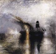 Joseph Mallord William Turner )Peace - Burial at Sea oil painting on canvas